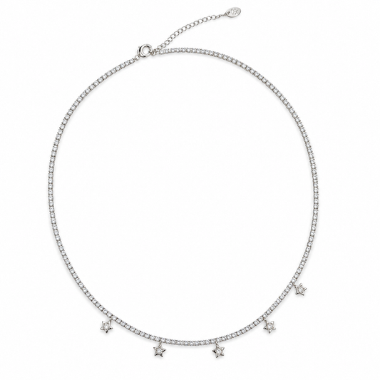 Stars Tennis Necklace